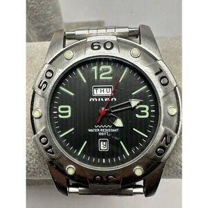 Milan MLN937 Mens Watch New Battery 43MM‎ 7.75" Stainless Band L26
